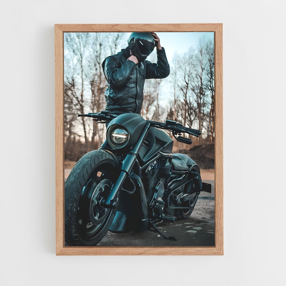 Poster magnifique Night rod – affiche Harley-Davidson (vue 4)